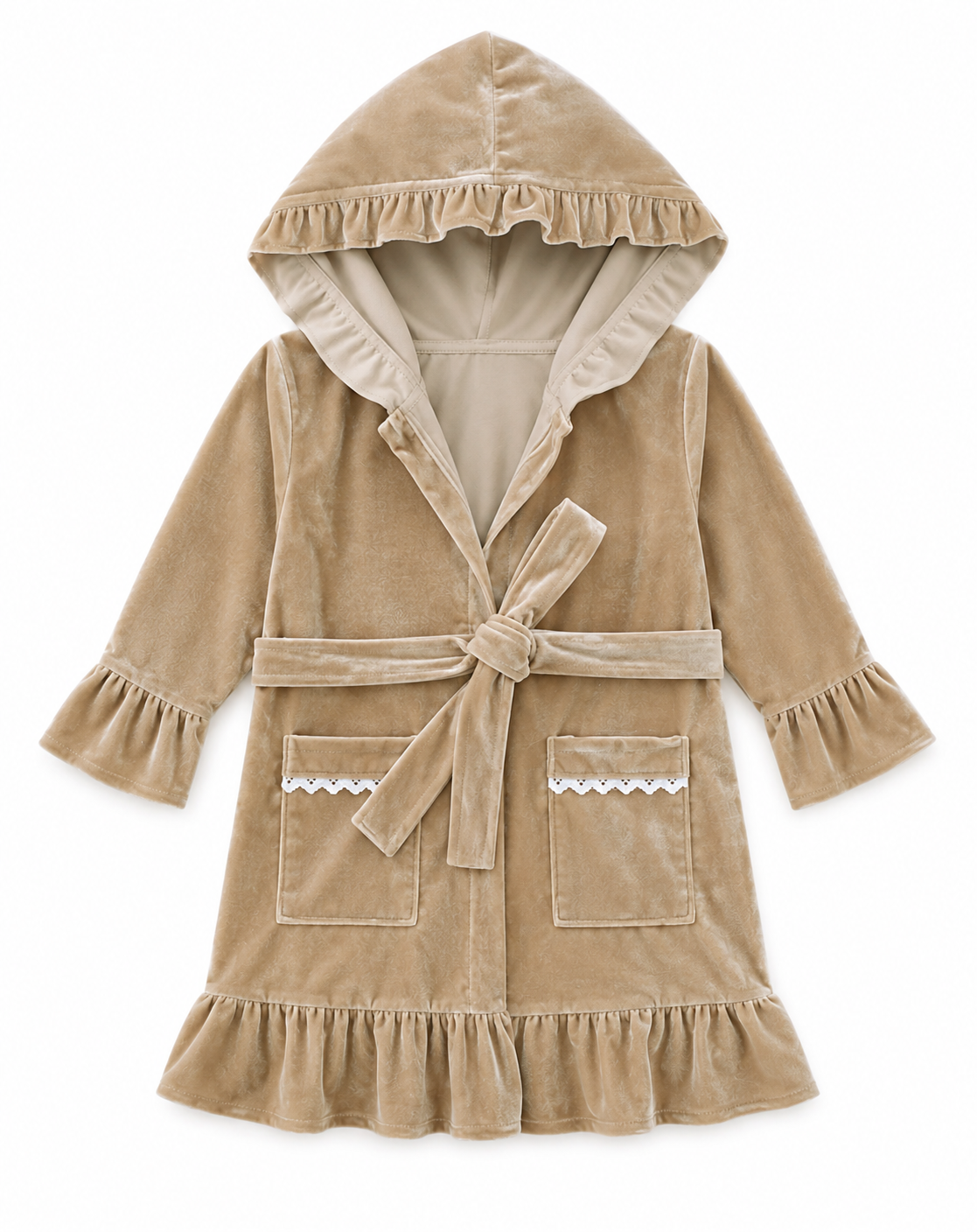 Girls Champagne Dressing Gown