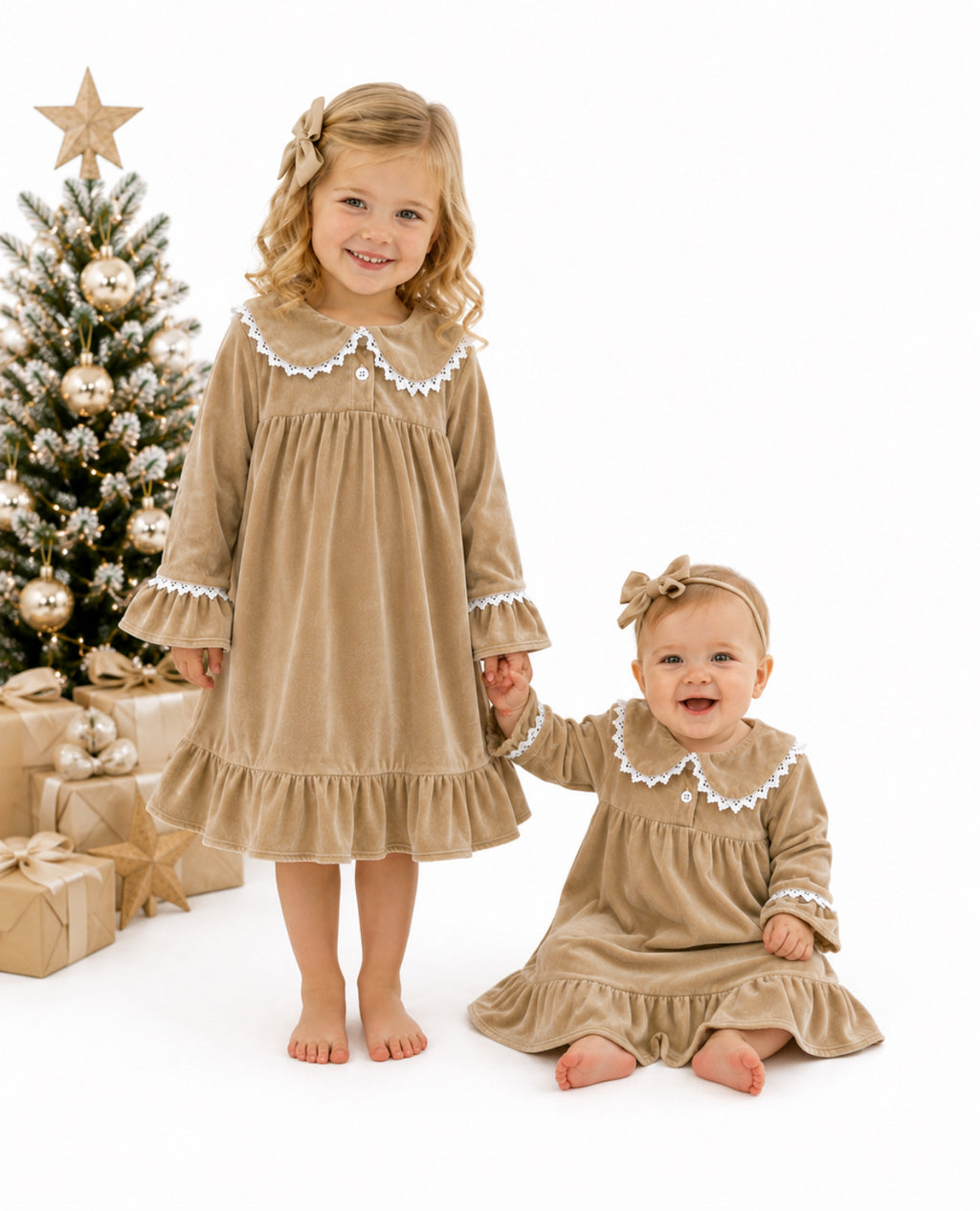Girls Champagne Nightdress