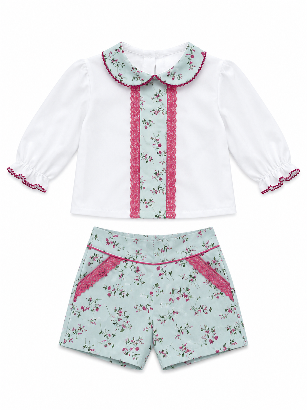 The Eugenie Floral Bloomer Set