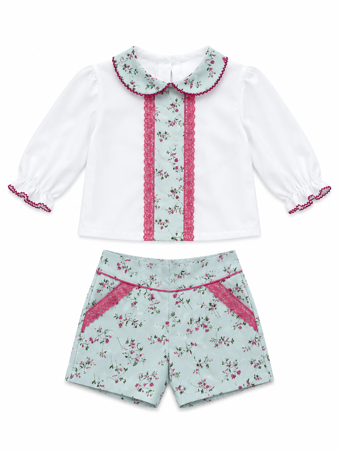 The Eugenie Floral Bloomer Set